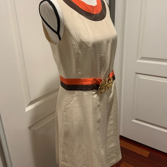 Tory Burch Shift style dress with logo belt - Picture 2 of 3